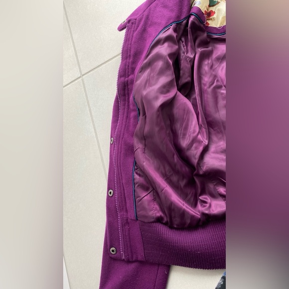 Steve Madden Purple Ruffle Jacket – Sz M - Picture 6 of 13